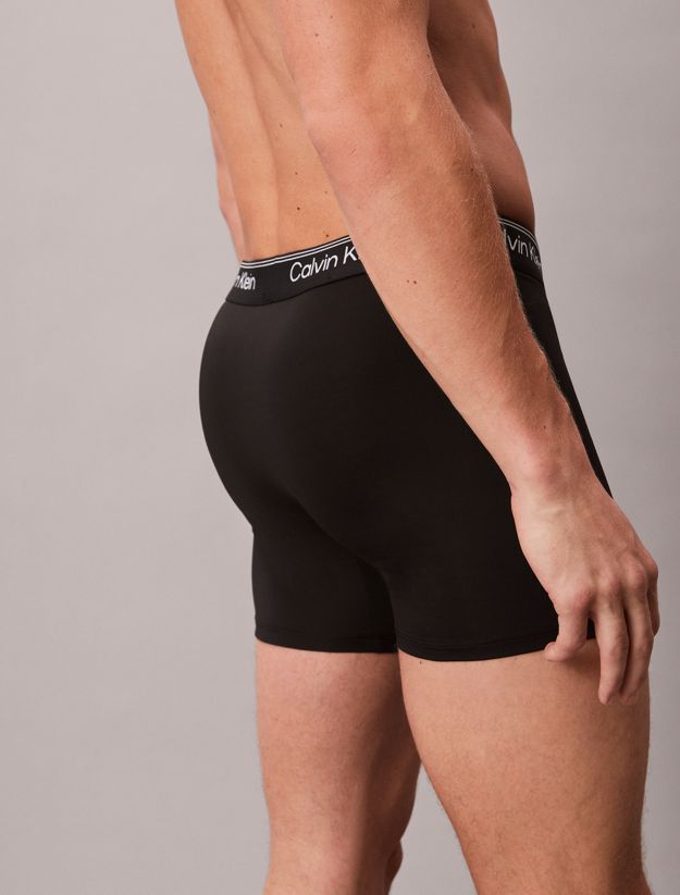 3 Pack Boxer Briefs - Microfibre Stretch