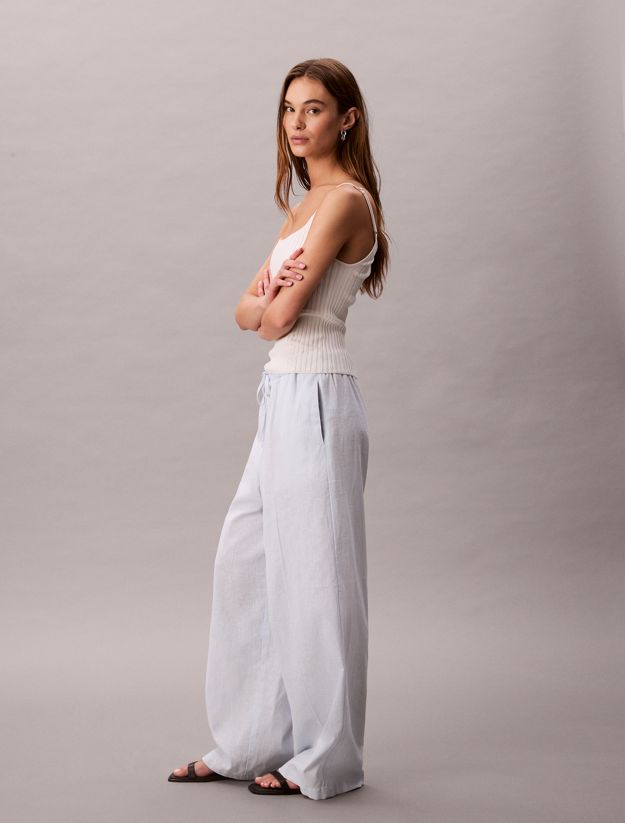 Relaxed Linen Cotton Trousers