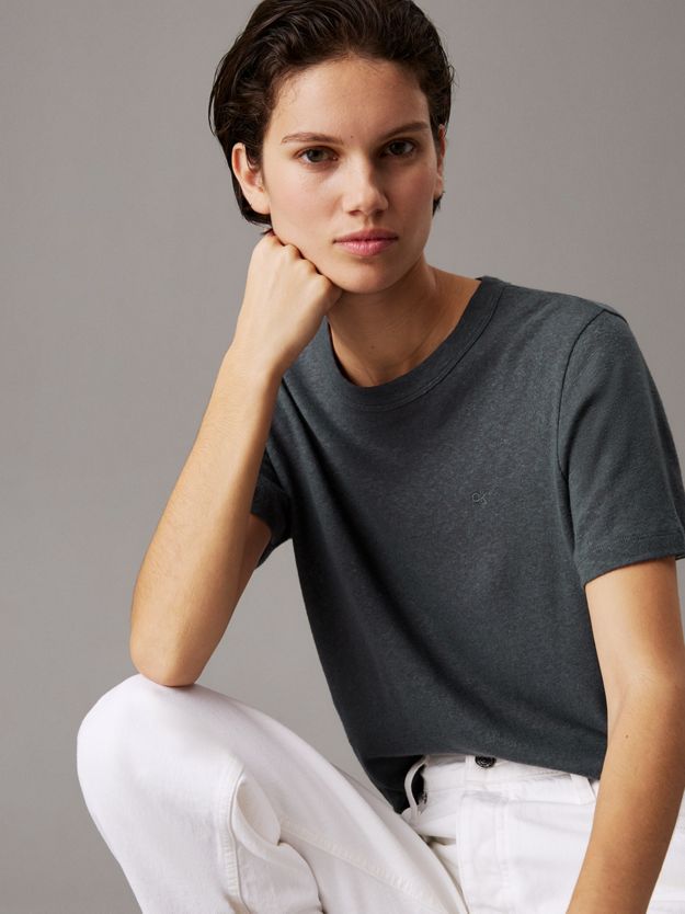 Relaxed Linen Jersey T-shirt