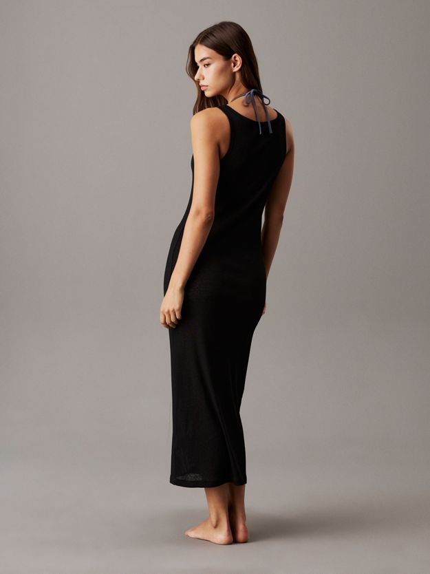 Rib Jersey Maxi Beach Dress
