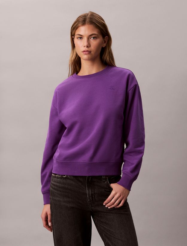 Relaxed Cotton Terry Sweatshirt