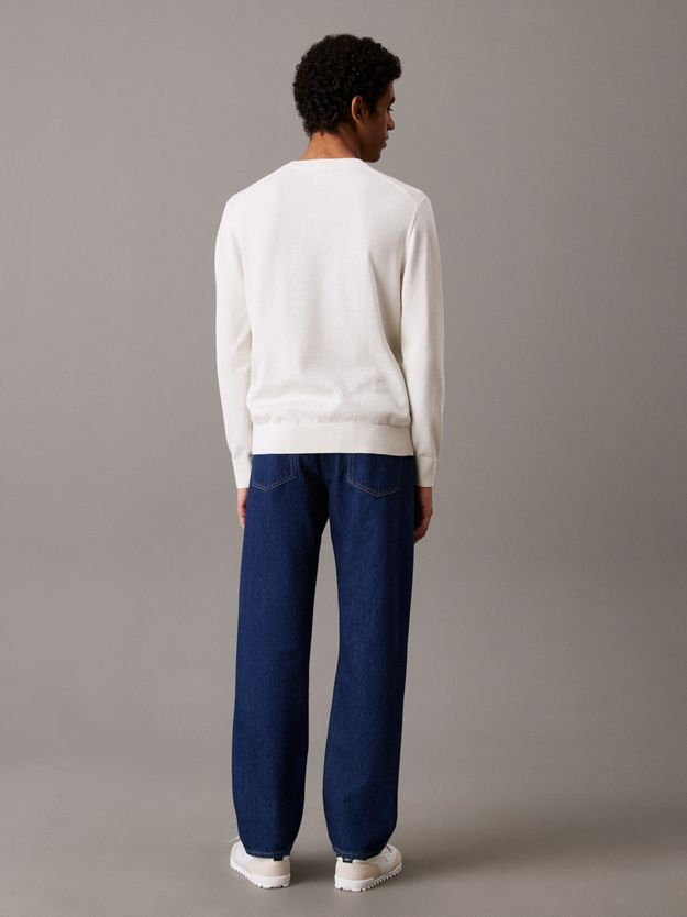 Smooth Cotton Monogram Jumper