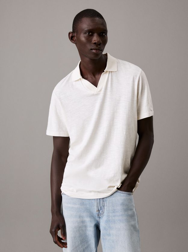 Cuban Collar Polo Shirt