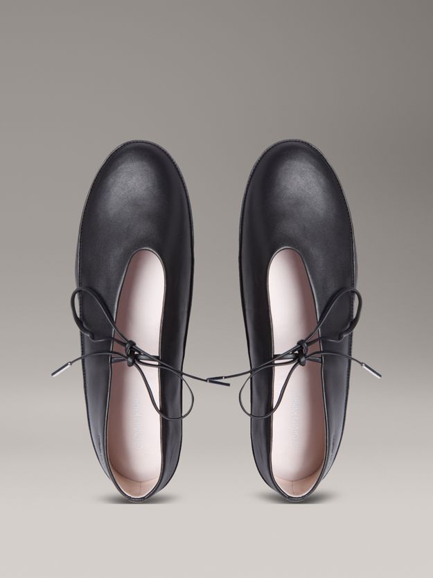 Leather Mary Jane Ballerinas