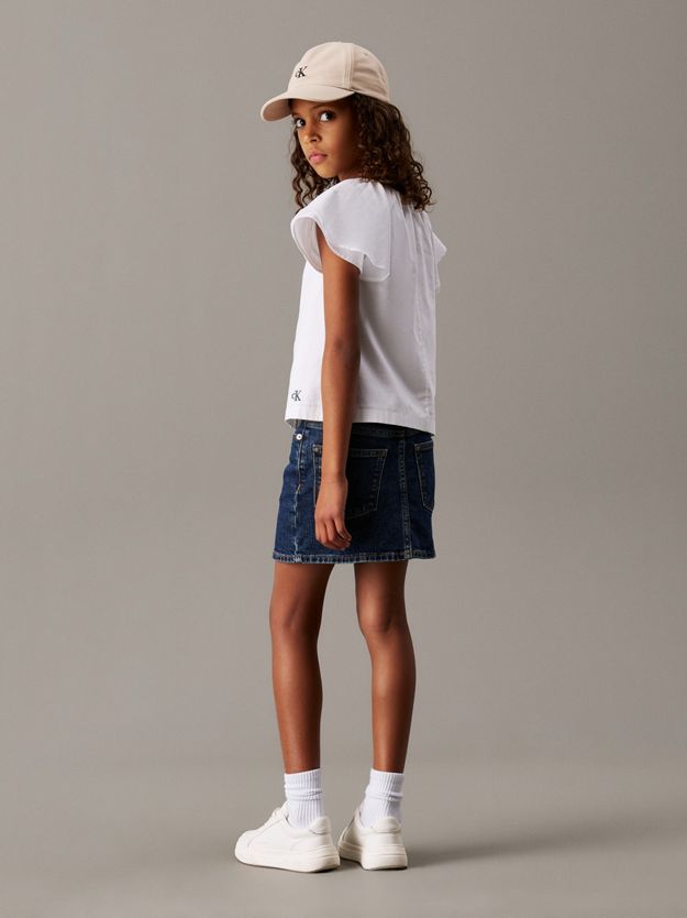 Relaxed Poplin Ruched Blouse