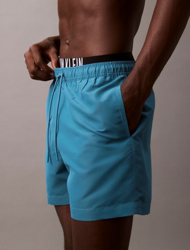 Double Waistband Swim Shorts - Intense Power