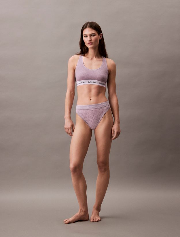 High Leg Tanga - Icon Cotton Stretch