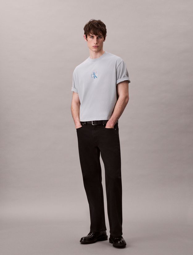Monogram Logo Washed Relaxed Tee