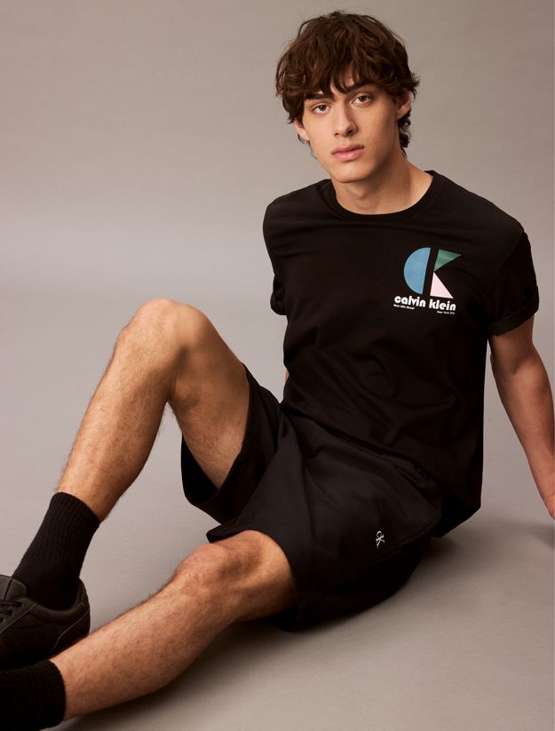 Cotton Terry Jogger Shorts