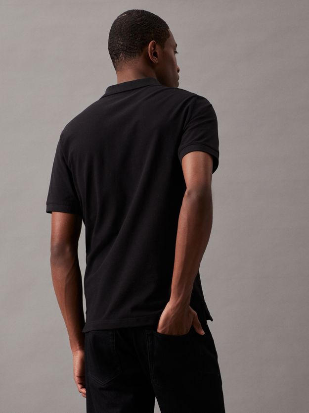 Slim Stretch Pique Polo Shirt