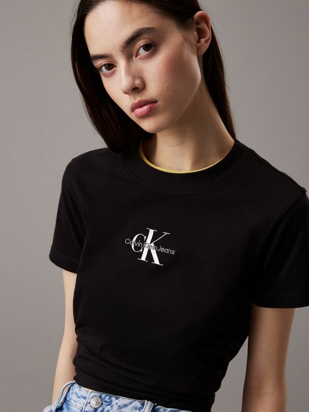 Cropped Monogram T-shirt