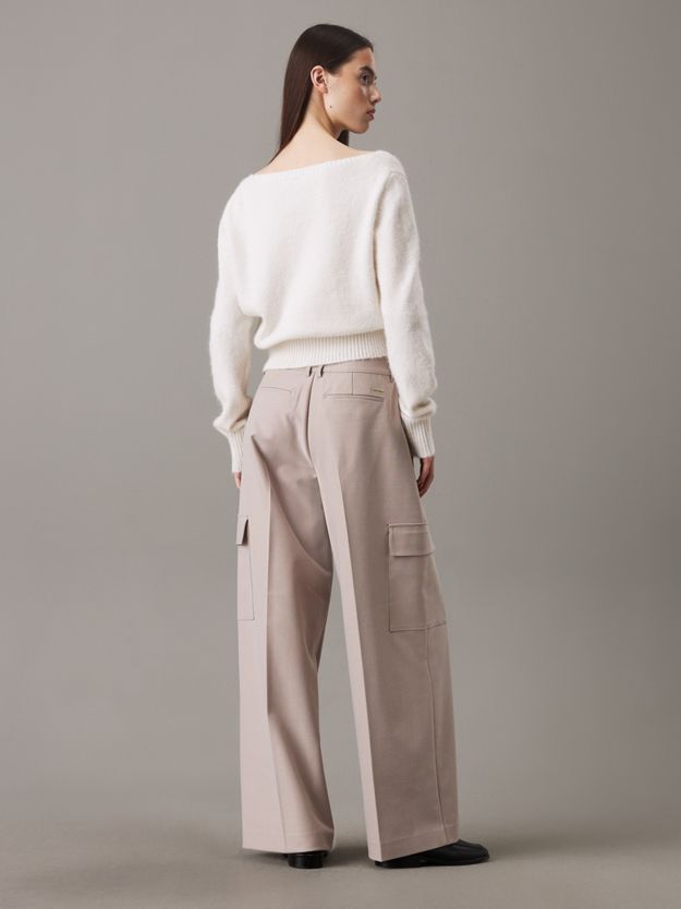 Relaxed Tailored Cargo Trousers