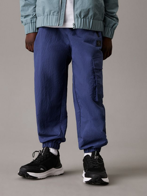 Crinkle Nylon Tracksuit Trousers