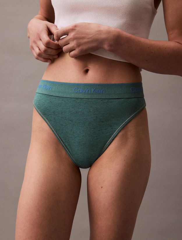 High Leg Tanga - Icon Cotton Stretch