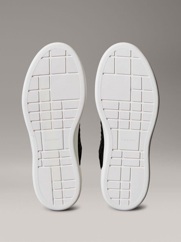 Leather Emblem Logo Trainers