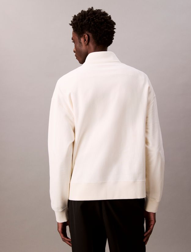 Chain Stitch Logo 1/4 Zip Sweatshirt