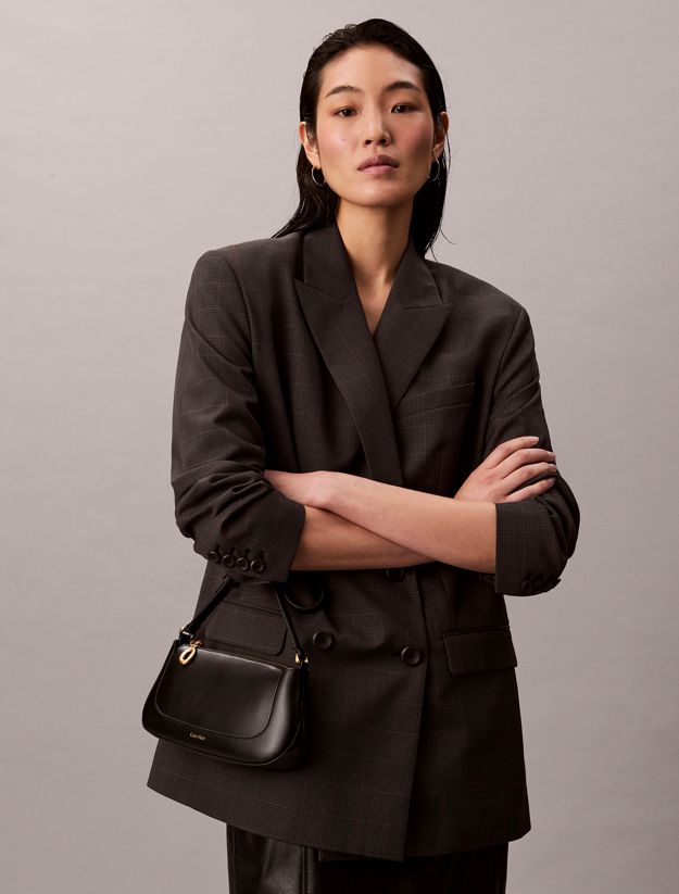 Long Zip Crossbody Bag