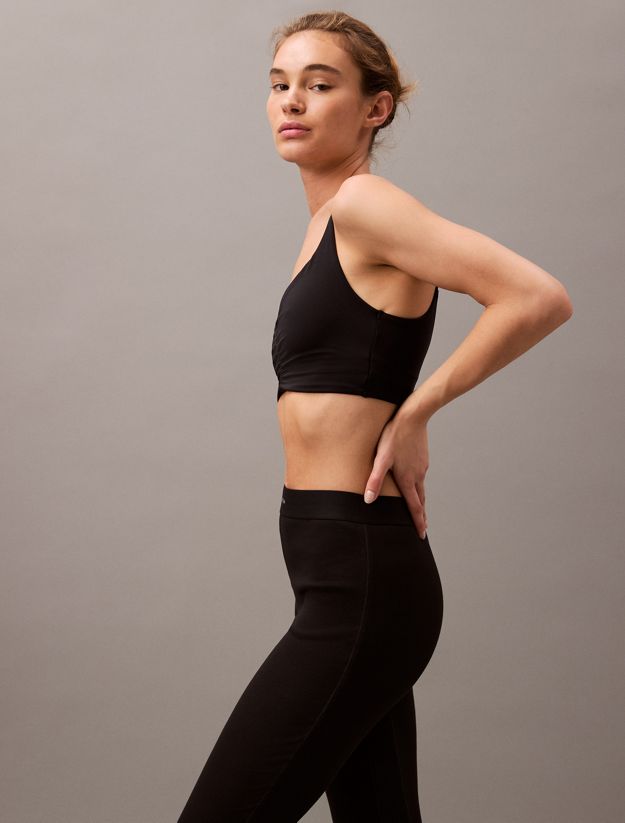 Rib Leggings - Cotton Stretch