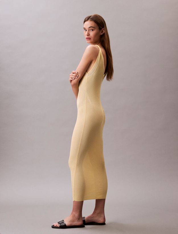 Knit Rib Sleeveless Dress
