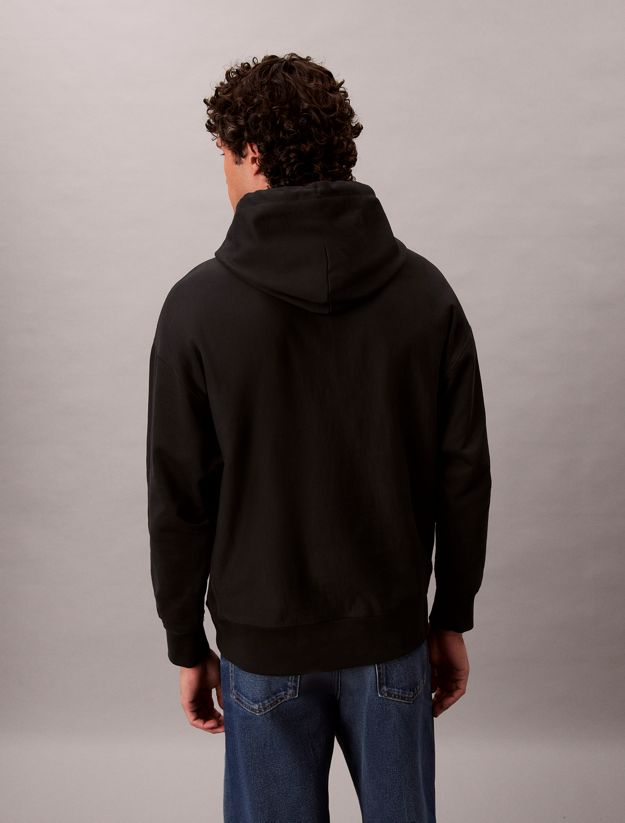 Premium Fleece Monogram Logo Hoodie