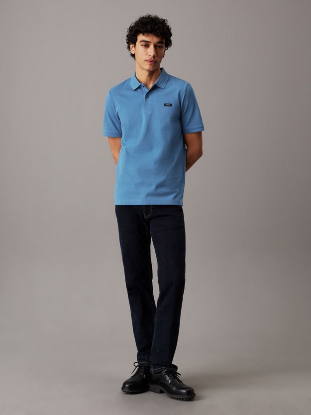 Slim Stretch Pique Polo Shirt
