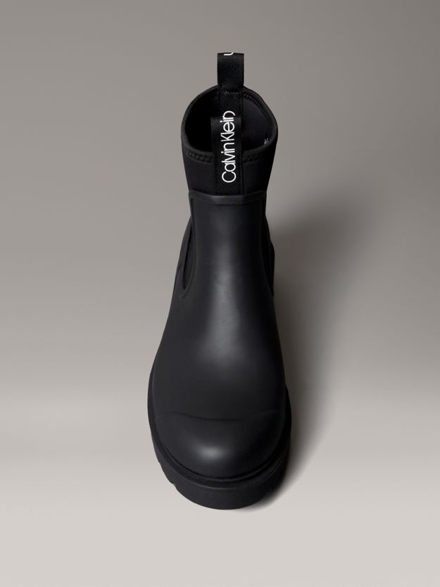 Heeled Flexible Lug Sole Rainboots