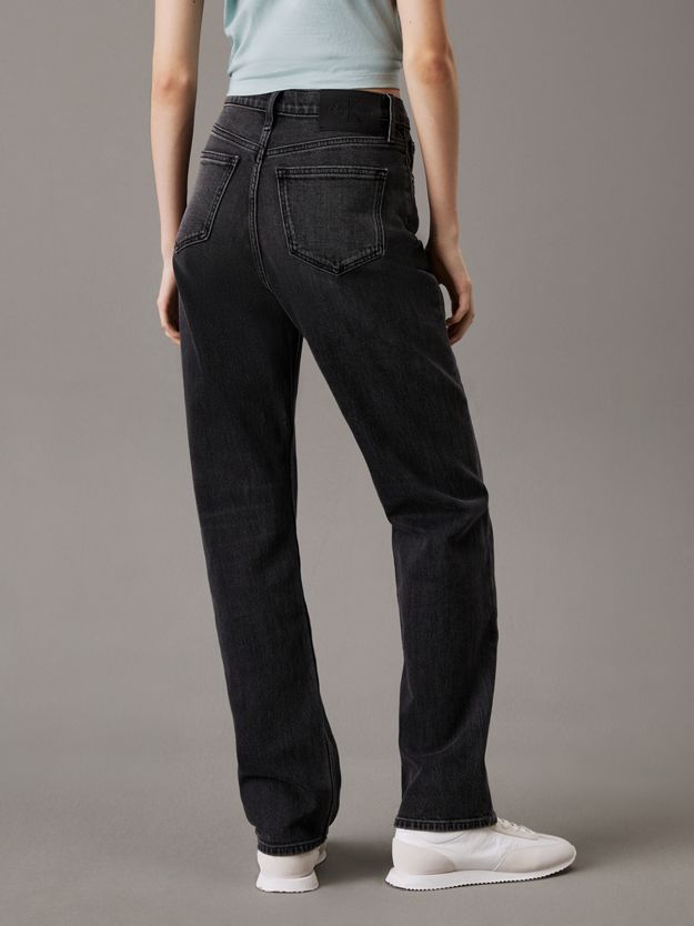 High Rise Straight Jeans