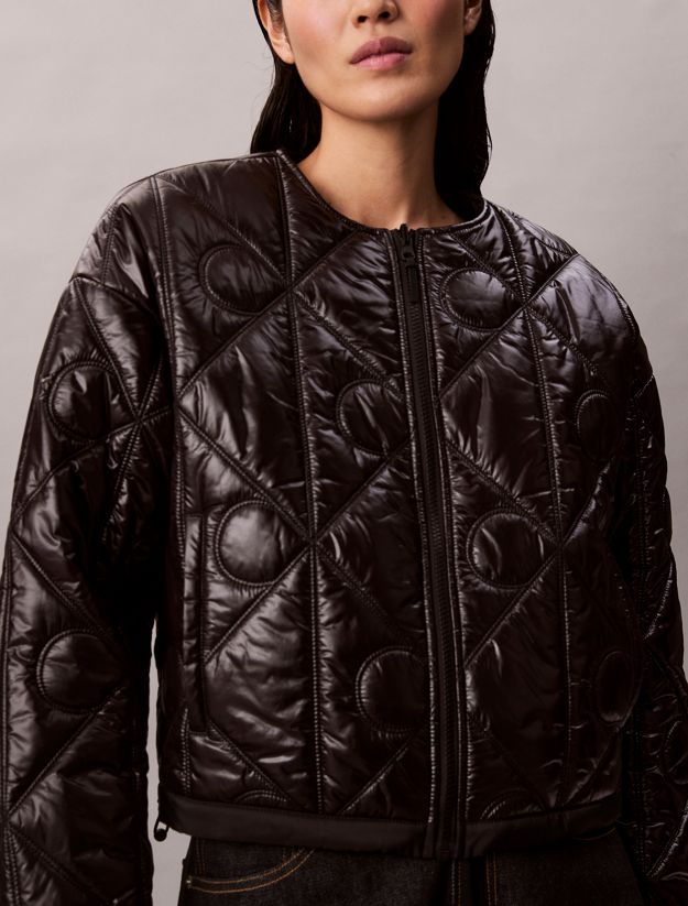 Reversible Logo Quilted Jacket