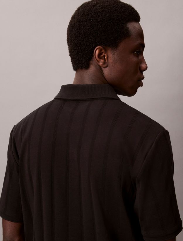 Variegated Rib Classic Polo Shirt