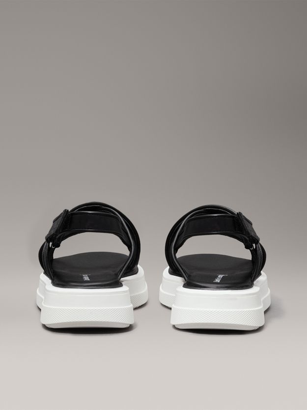 Kids Platform Satin Sandals