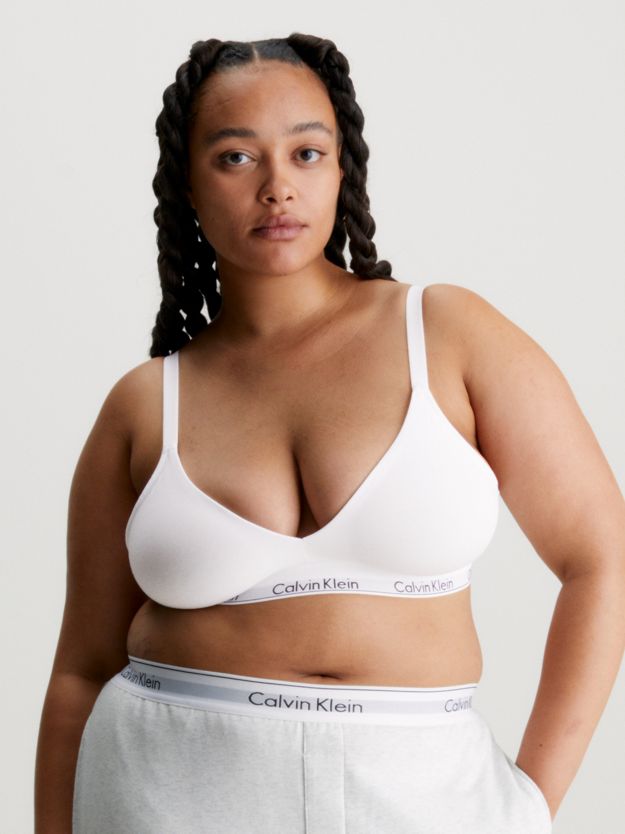 Plus Size Triangle Bra - Modern Cotton