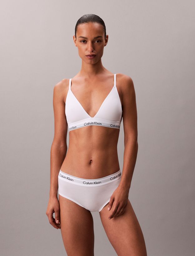 Lightly Lined Triangle Bralette - Icon Cotton Modal