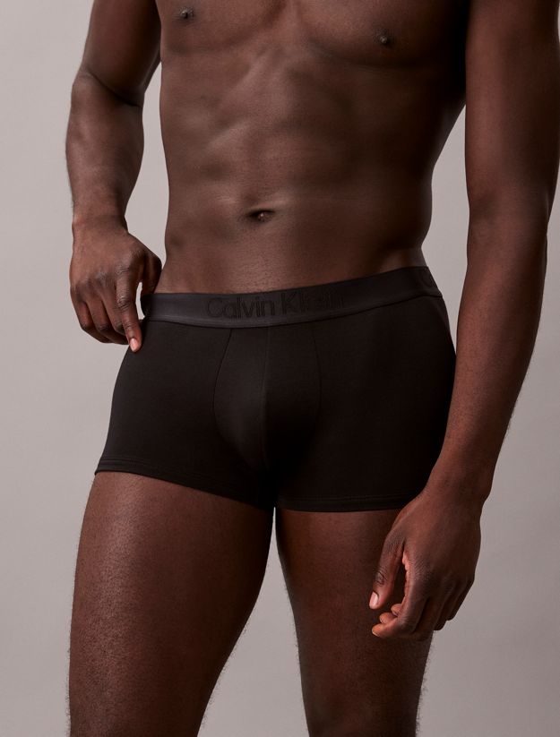 3 Pack Low Rise Trunks - CK Black