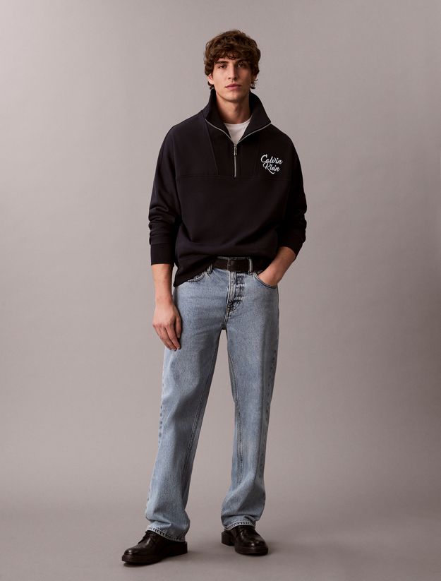 Premium Fleece Relaxed Quarter Zip Sweatshirt