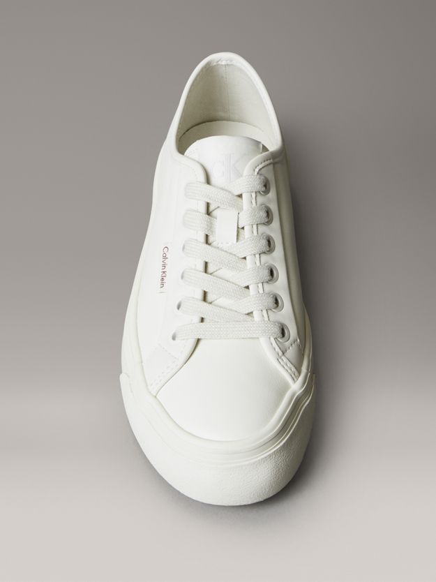 Leather Comfort Platform Trainers