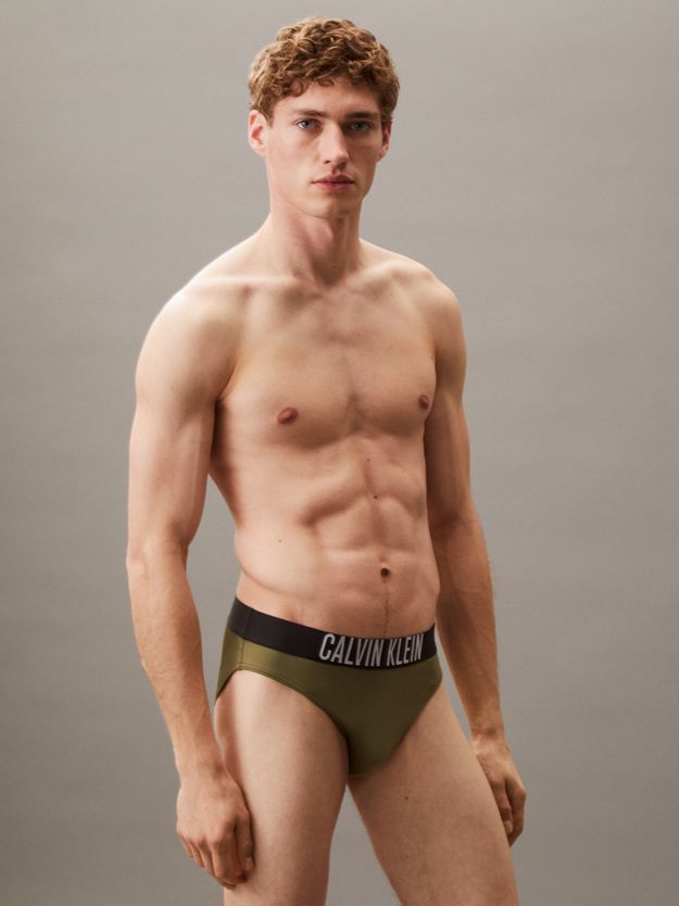 Logo Waistband Swim Briefs - Intense Power