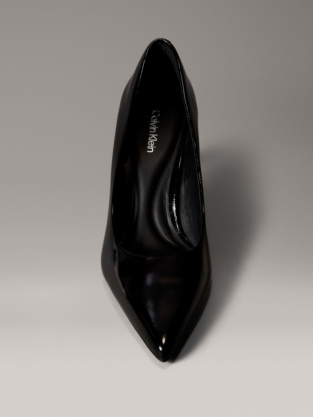 Leather Cushioned Stiletto Pumps