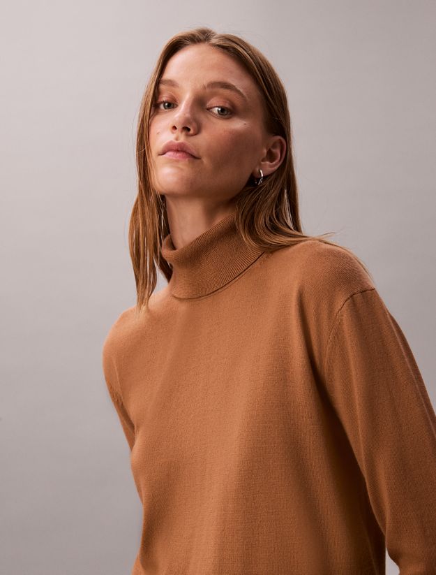Merino Roll Neck Jumper