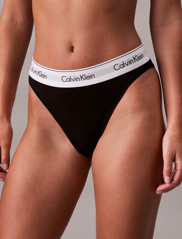High Leg Bikini Briefs - Icon Cotton Modal