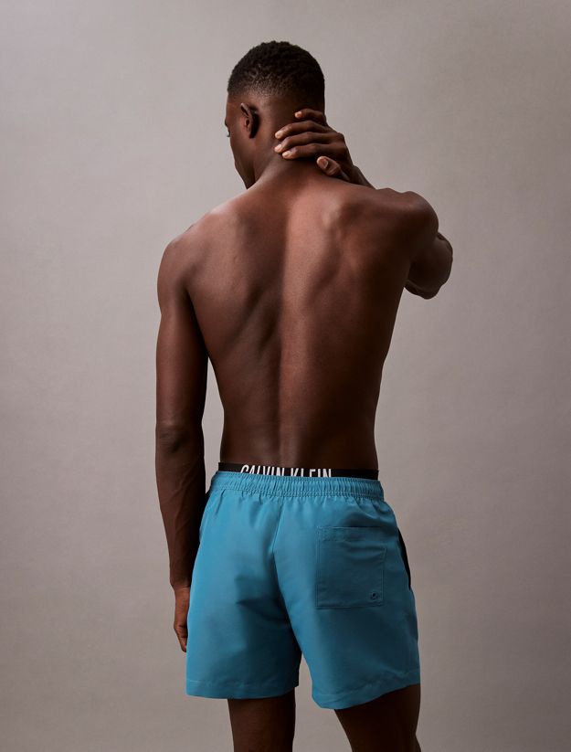 Double Waistband Swim Shorts - Intense Power