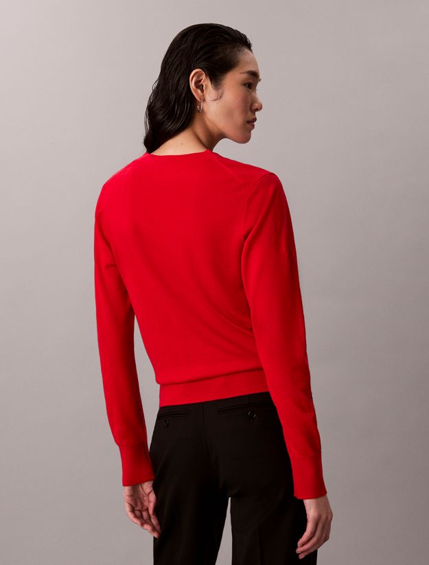 Merino Wool V-Neck Jumper