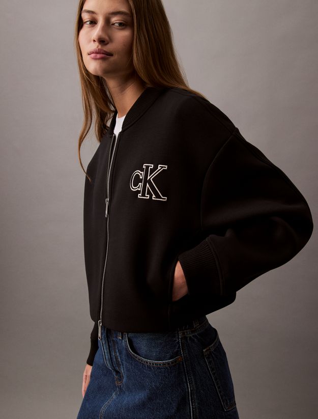 Relaxed Bomber Jacket