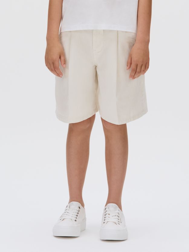 Flared Bermuda Chino Shorts