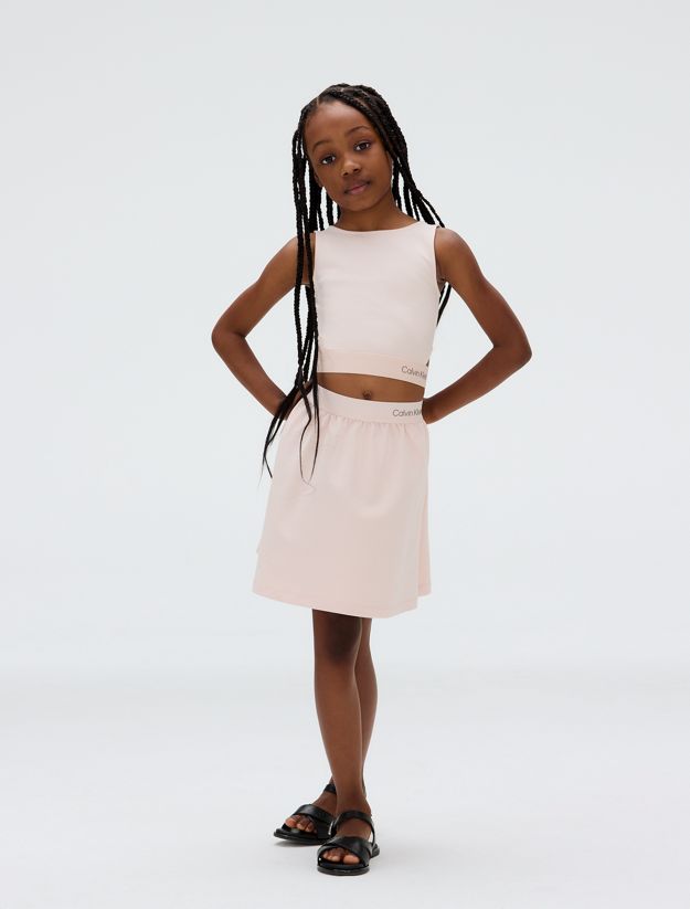 Flared Punto Milano Skirt