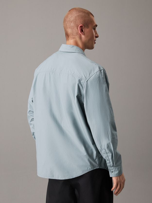 Relaxed Cotton Poplin Shirt