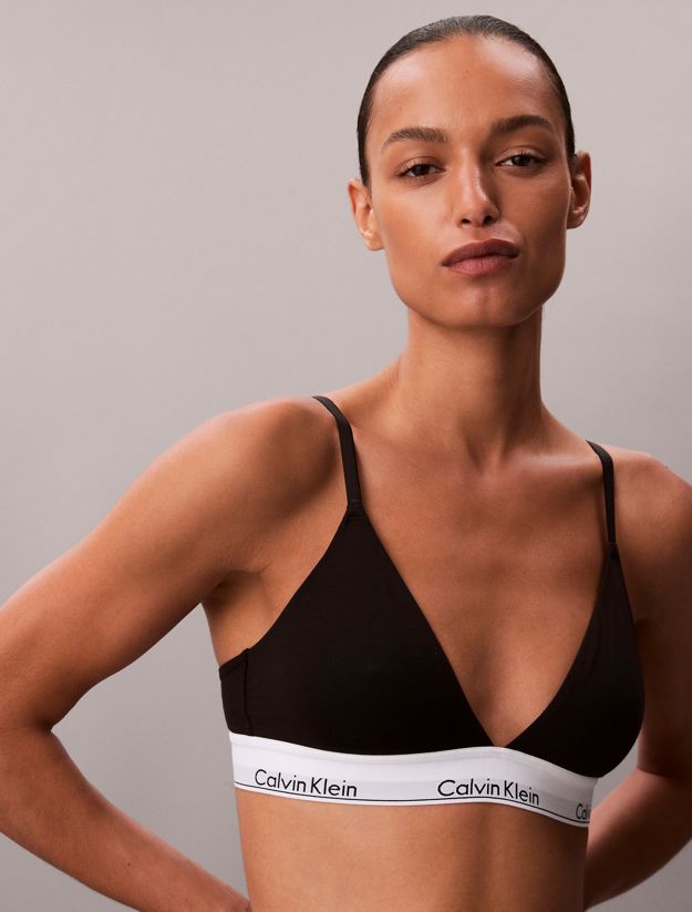 Lightly Lined Triangle Bralette - Icon Cotton Modal