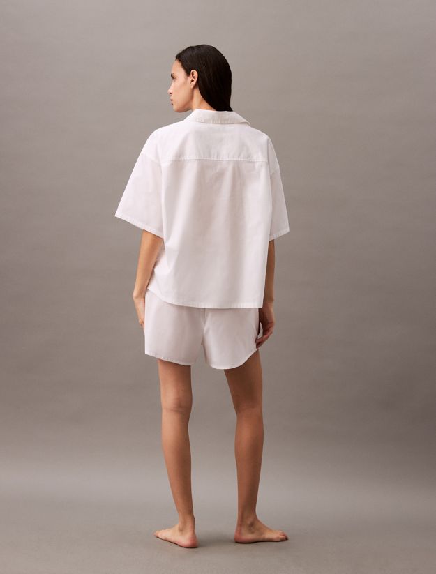 Cotton Poplin Pyjama Top