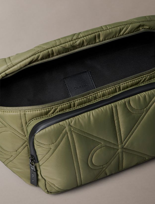 Puffer Monogram Logo Sling Bag