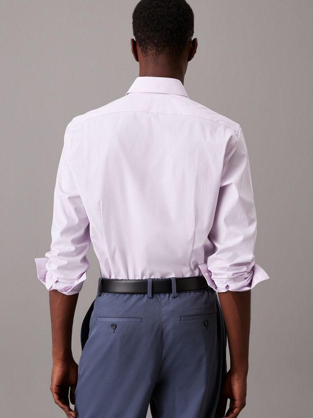 Slim Poplin Dress Shirt
