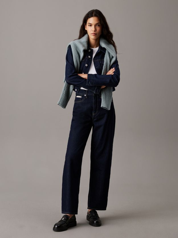 High Rise Barrel Jeans